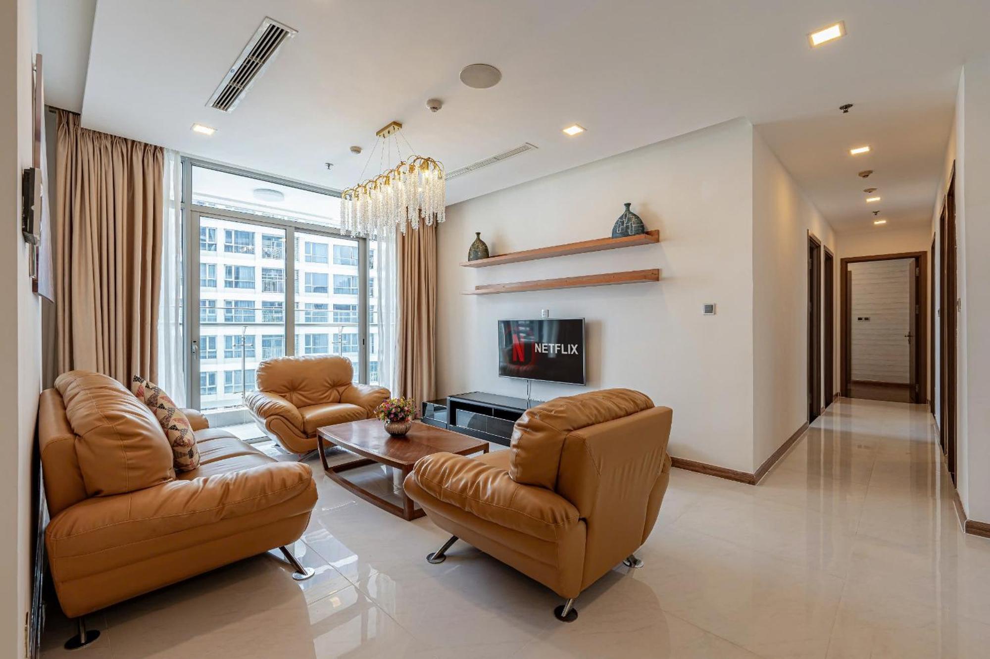 Urban Zen Saigon - Vinhomes Landmark 81 Ho Chi Minh-staden Rum bild